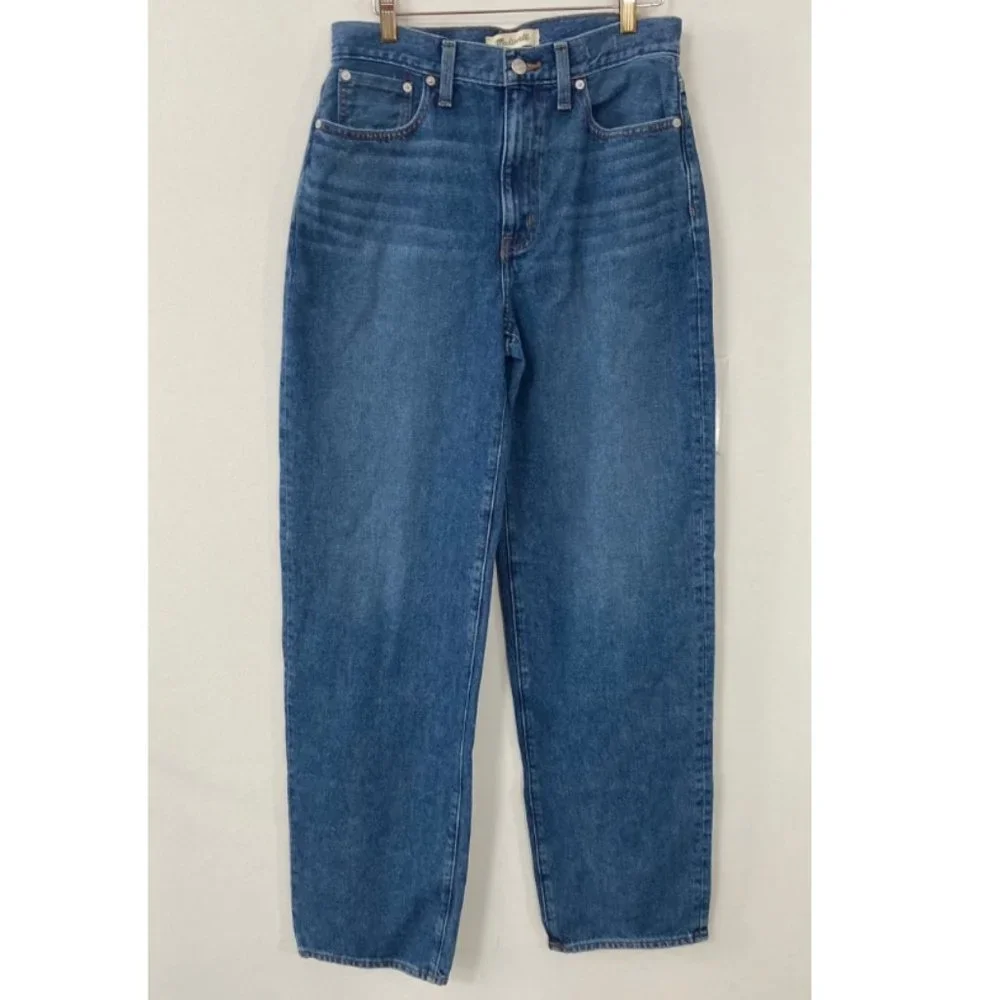 Madewell Baggy Straight Jeans in Firthway Wash - Picture 5 of 9